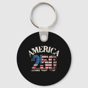 America 250th Anniversary Us 250 Years Of 4th Of J Key Ring