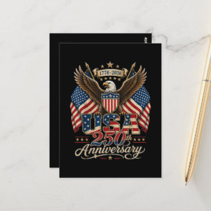 America 250th Anniversary USA 1776 2026 Postcard