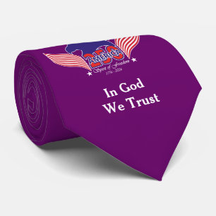 America 250th-Spirit of Freedom-Editable-On Purple Tie