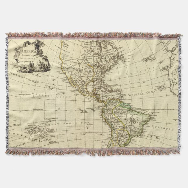 America 2 throw blanket (Front)