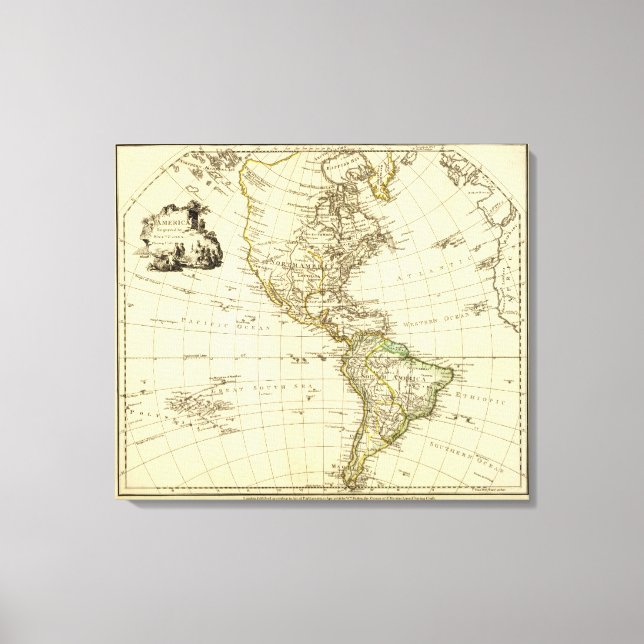 America 3 canvas print (Front)