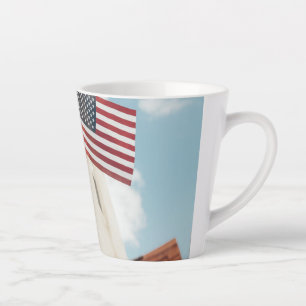 America 4 latte mug