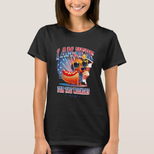 America 4th of July Independence USA Hotdog Wiener T-Shirt