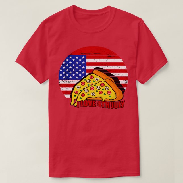 America 4th of July Patriotic holiday (21) T-Shirt (Design Front)