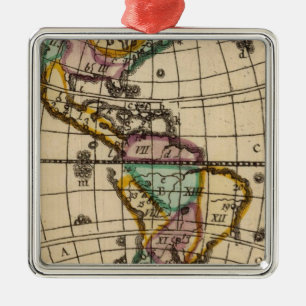 America 6 metal tree decoration