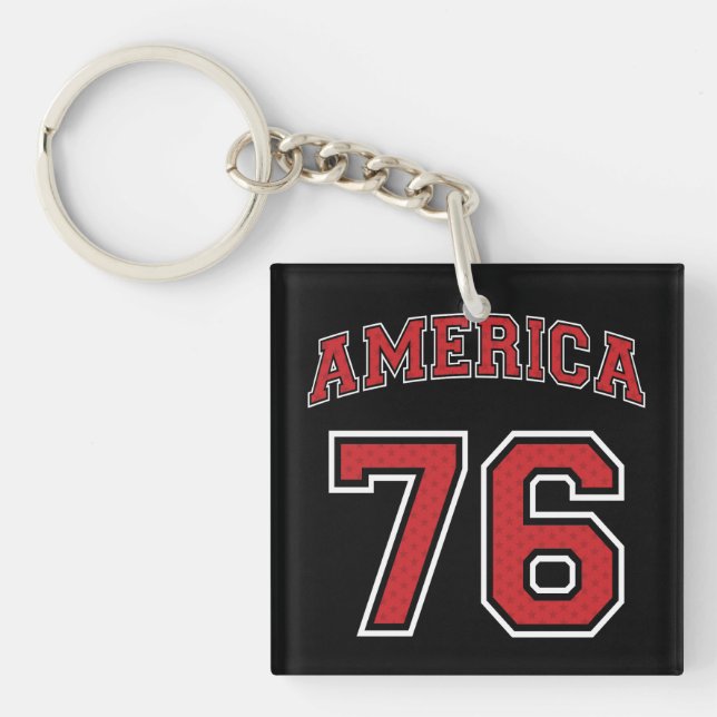 America 76 key ring (Front)