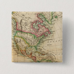 America 8 15 cm square badge