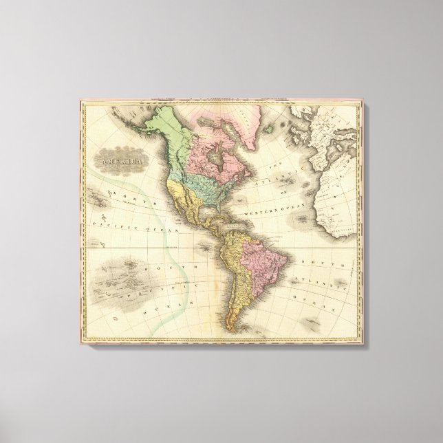 America 9 canvas print (Front)