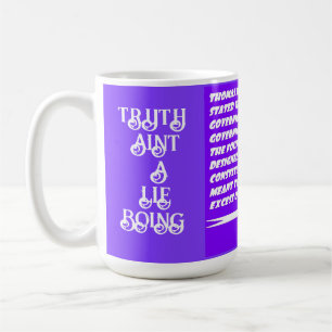 America and truth pipes a joke type thing coffee mug