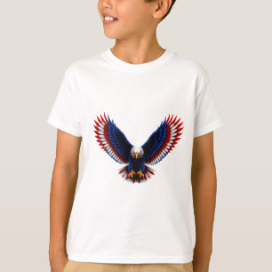 America at 250 Still Soaring Patriotic Eagle Spira T-Shirt