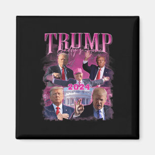 America Back Us American Flag Trump 2024 Magnet