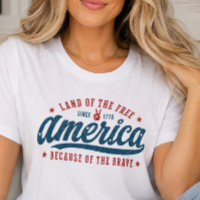 America Because of the Brave Tee