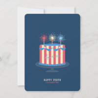 America Birthday Cake 4th of July 
