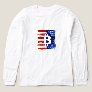 America Bitcoin (Painting No. 8) Tri-Blend Shirt