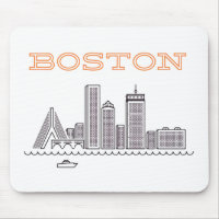America Boston City Skyline, Boston Ma Us Skyline