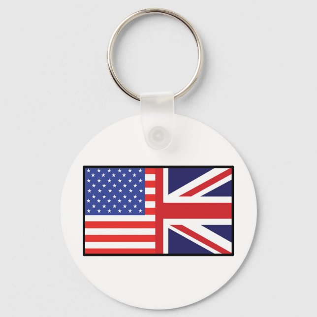 America Britain Key Ring (Front)