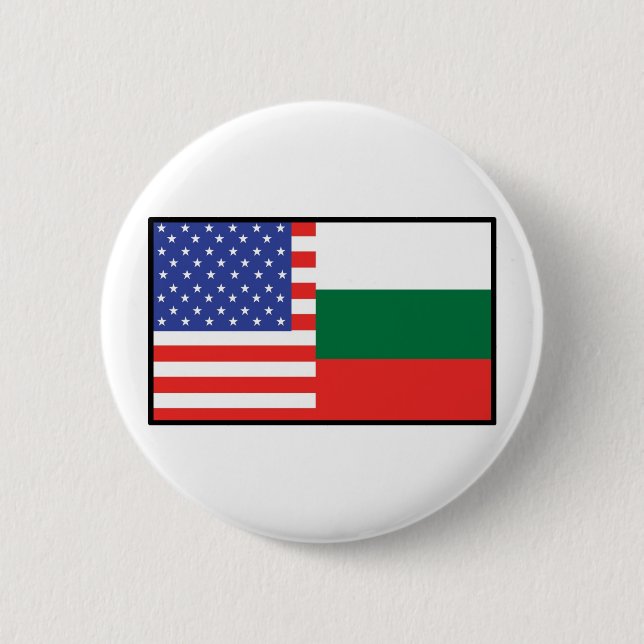 America Bulgaria 6 Cm Round Badge (Front)