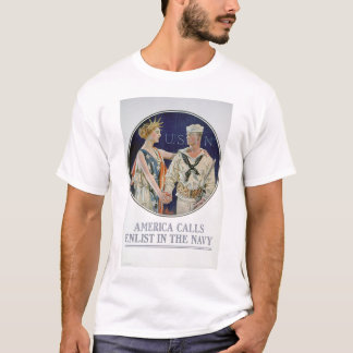 America Calls - Enlist in the Navy (US02285) T-Shirt