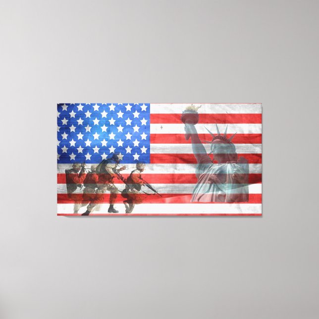 America Canvas Print (Front)