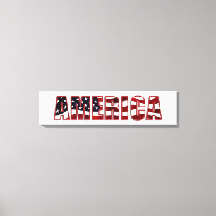 America Canvas Print