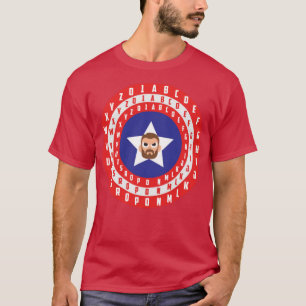 America Captain Typography Shield T-Shirt