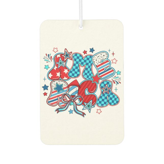 America Car Air Freshener (Front)