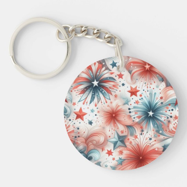 America Celebrates Key Ring (Front)