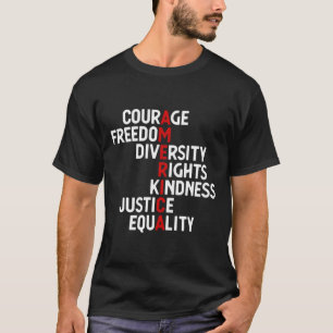 America Courage Freedom Diversity Rights Friendshi T-Shirt