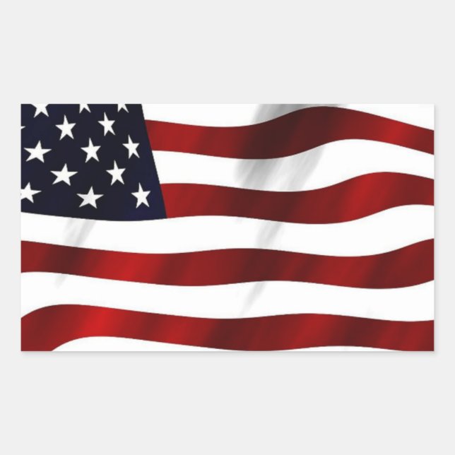 America currently America has veto power America i Rectangular Sticker (Front)