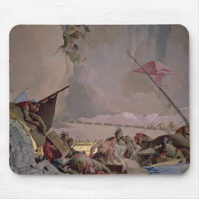 America, detail from The Glory of Spain II Mouse Pad (Front)