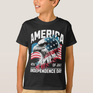 America Eagle Independence Day T-Shirt