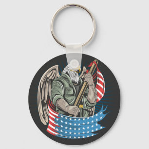 America Eagle Key Ring