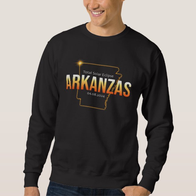 America Eclipse 2024 Shirt Arkanzas Total Solar Ec (Front)