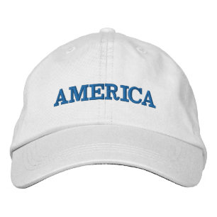 America Embroidered Hat