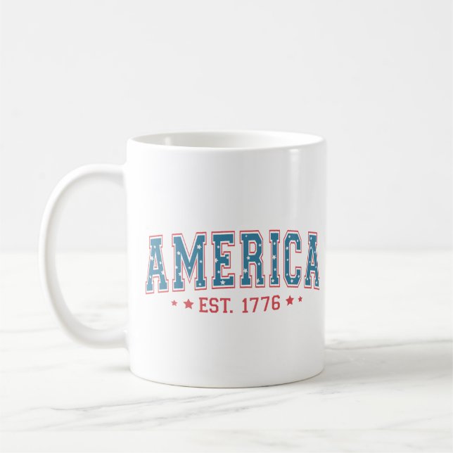 America Est 1776 Coffee Mug (Left)