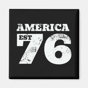 America Est 1776 Patriotic Magnet