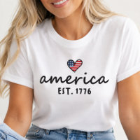 America Est 1776 Patriotic Shirt
