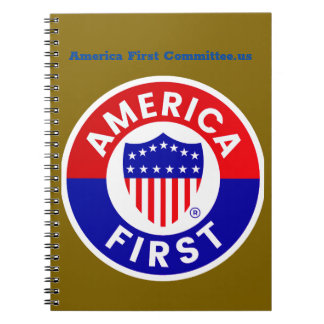 America First Committee Spiral Photo Notebook