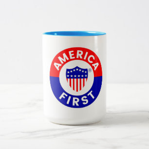 America First Committee Two-Tone Coffee Mug