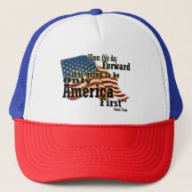 America First Patriotic Vintage Flag
