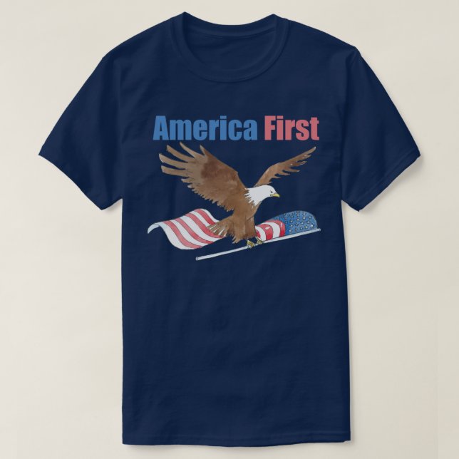 America First t shirt (Design Front)