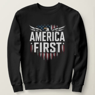 America First T-Shirt Patriotic USA Tee America