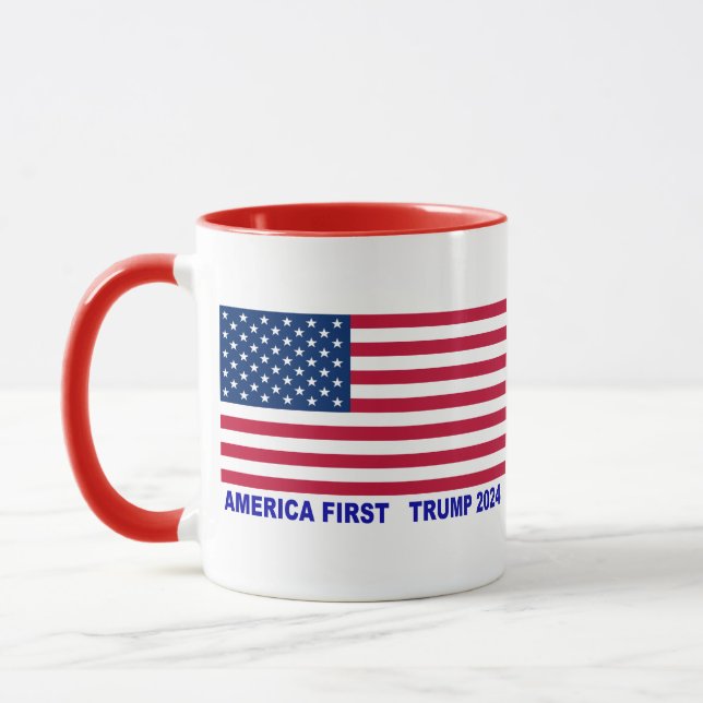 America First Trump 2024 Mug (Left)