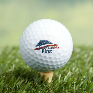 America First USA Flag Golf Balls