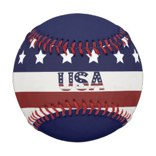 America Flag American USA Pattern Baseball