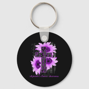 America Flag Christian Cross Ribbon Heimerheimer C Key Ring