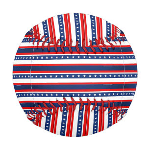 America Flag Design Baseball