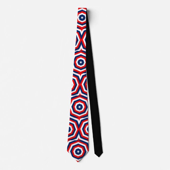 America Flag Design Tie (Front)