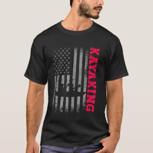 America Flag Kayak For Men Women T-Shirt