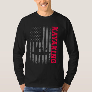 America Flag Kayak For Men Women T-Shirt
